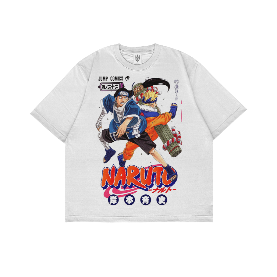 KAOS BAJU NARUTO NEJI| T-SHIRT OVERSIZE PUTIH STYLE Y2K VINTAGE BOOTLEG GRUNGE | PRIA WANITA DEWASA 
