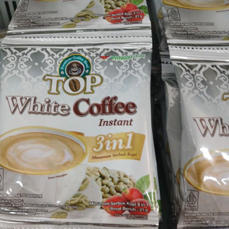 

Top white coffe 3in1 21g x10sachet