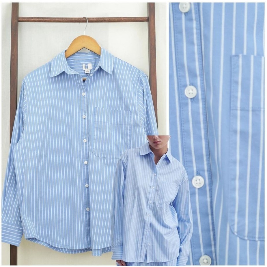 Kemeja Garis-Garis H*M