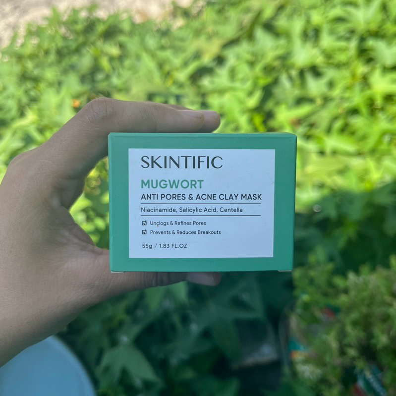 Skintific Mugwort Anti Pores & Acne Clay Mask PRELOVED