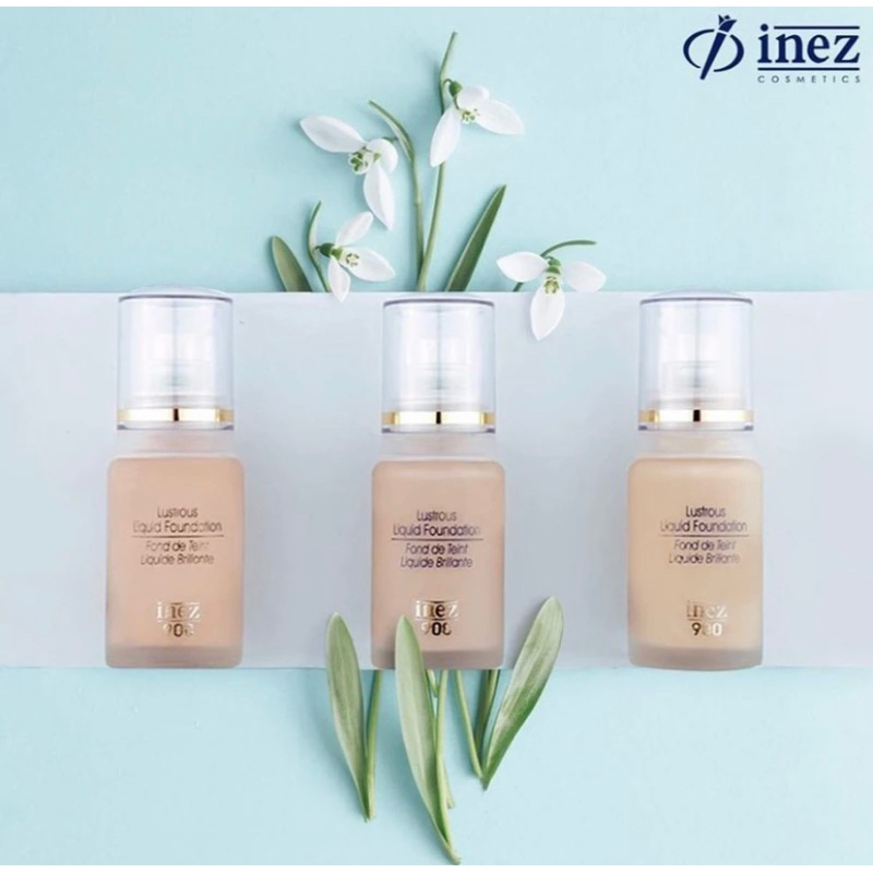 INEZ LUSTROUS LIQUID FOUNDATION 35ML || foundation inez 900