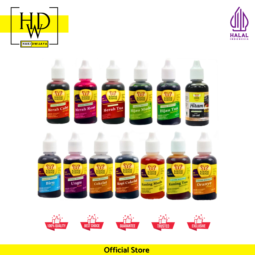 

[30ml] Pewarna Makanan KOEPOE KOEPOE