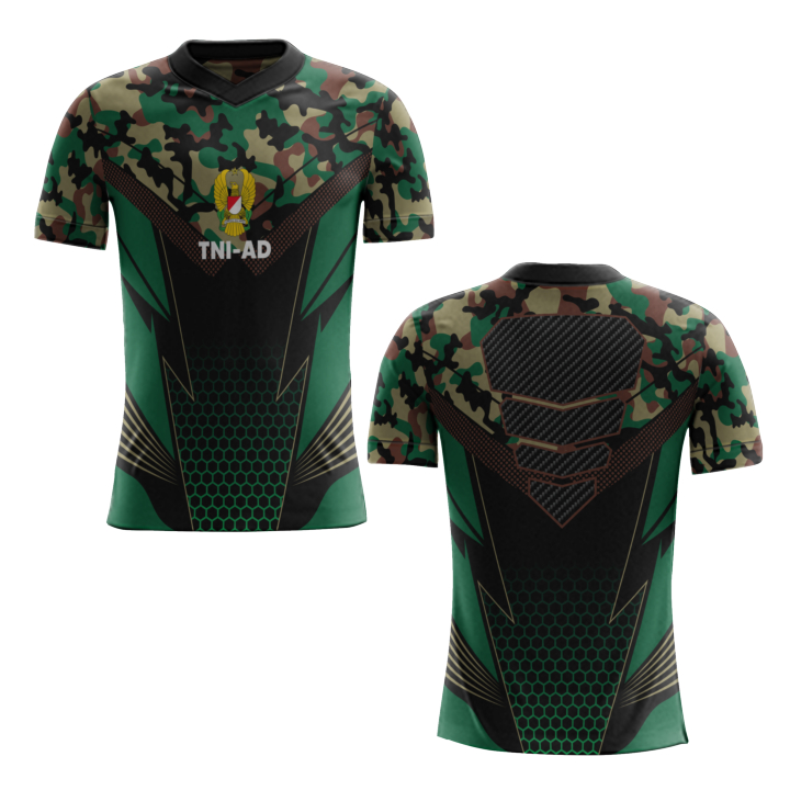 Baju Kaos Loreng TNI AD 3D Fullprinting Premium Sublimation Terbaru dan Termurah Terkeren Art 10