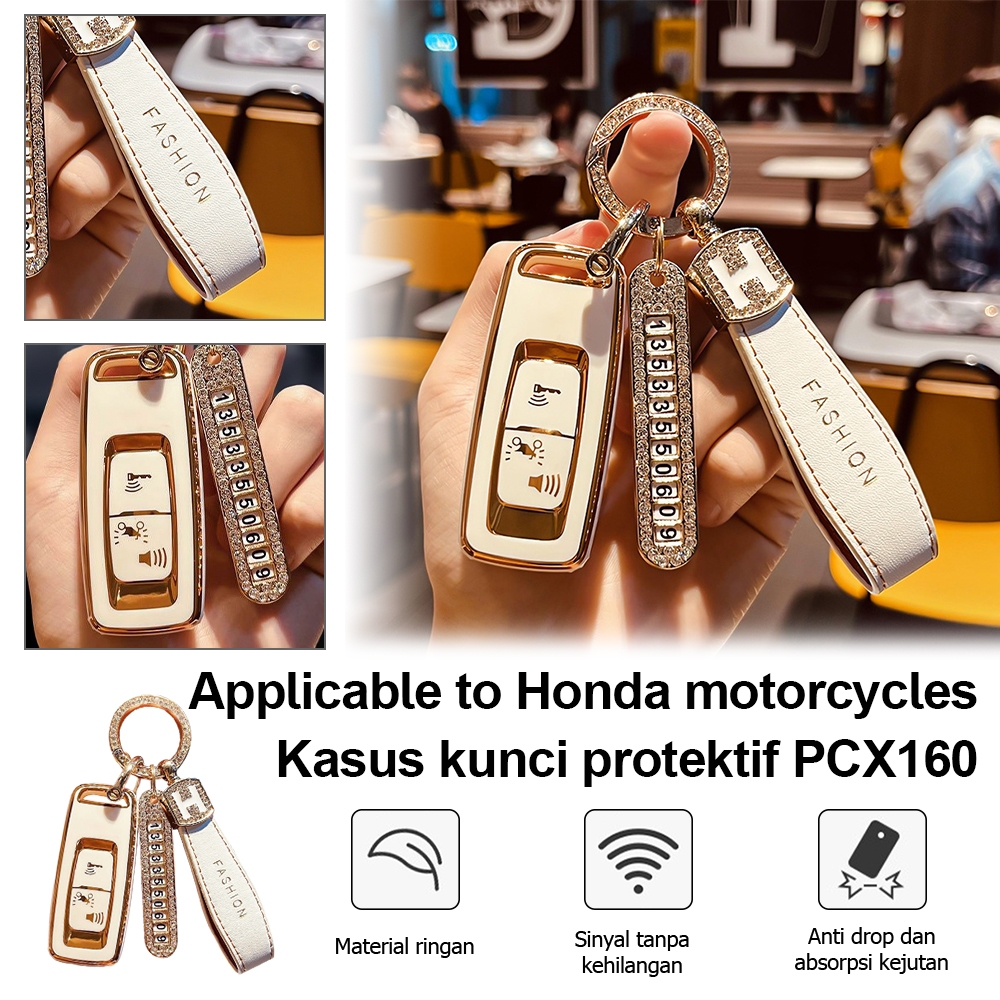 Kunci Mobil Honda Keyless Scoopy / Cover Car Honda TPU Kunci / Kunci TPU Honda Honda Keyless