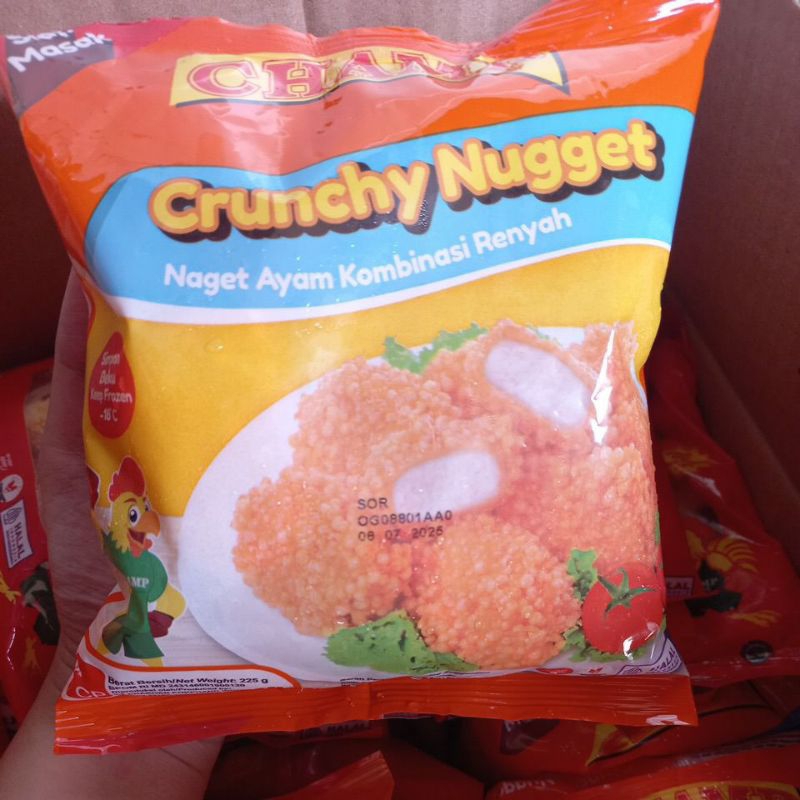 

Naget Champ Cruncy 225gr enak murah //baba frozen food