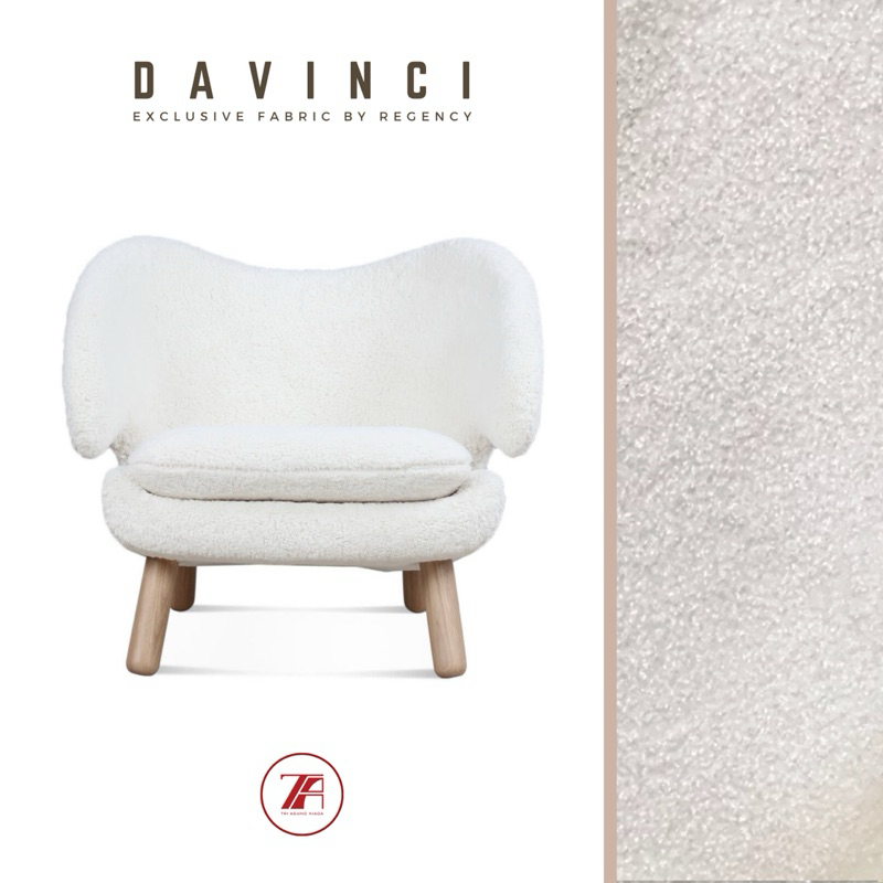 Davinci Premium Regency - kain beludru handuk (kain pelapis interior/kursi/sofa/backdrop/bantal) l