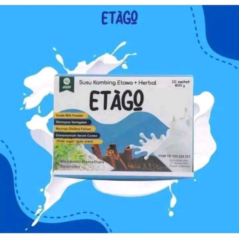 

Etago Susu Kambing Etawa Plus Herbal / Susu Bubuk