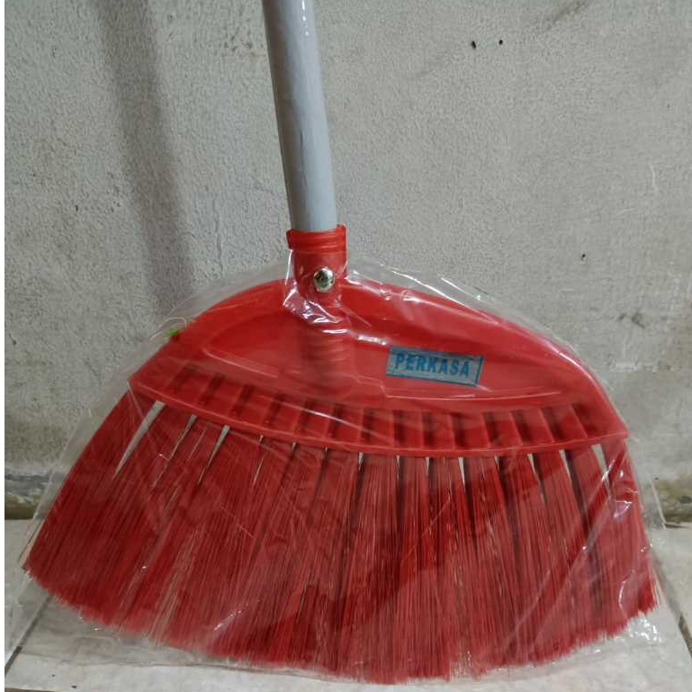 Sapu Prima Kipas Besar Nylon Kayu / Sapu Lantai Nylon Kayu