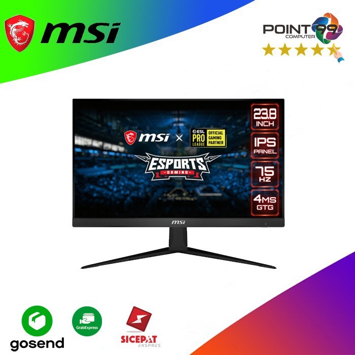 MSI Optix G241V 24" Monitor LED Gaming 1920x1080 75Hz HDMI