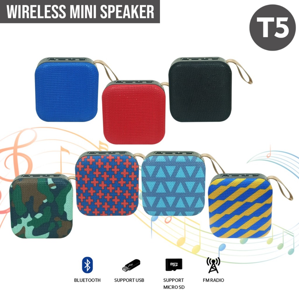 Speaker Bluetooth Wireless Mini JBL T5 Super Bass / Speaker Bluetooth Aktif Charge JBL T5