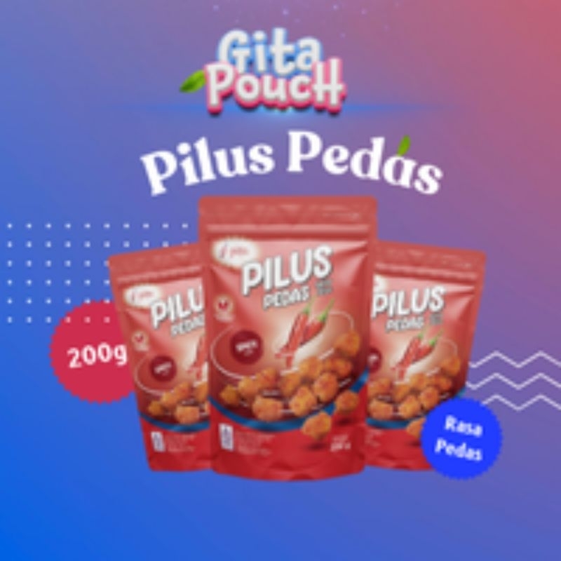 

[MP] Gita Food Camilan Snack Pilus rasa Pedas (200g)