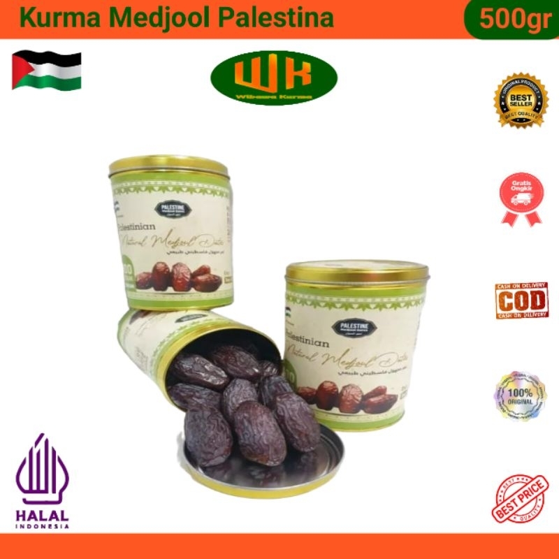 

Kurma Medjool 500gr Kurma Palestine Kurma Premium Kurma Organik Kaleng