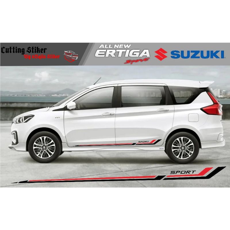 Stiker Mobil Striping Mobil Ertiga Stiker Aksesoris Body Mobil Suzuki Universal