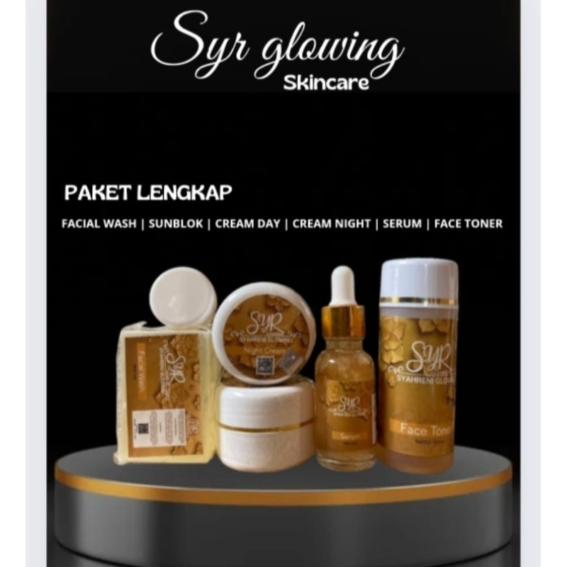 SYR GLOWING ORiGINAL PAKET LENGKAP/CREAM FLEK/CREAM WAJAH