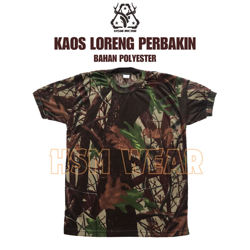 Kaos Loreng Perbakin / Baju Doreng Perbakin