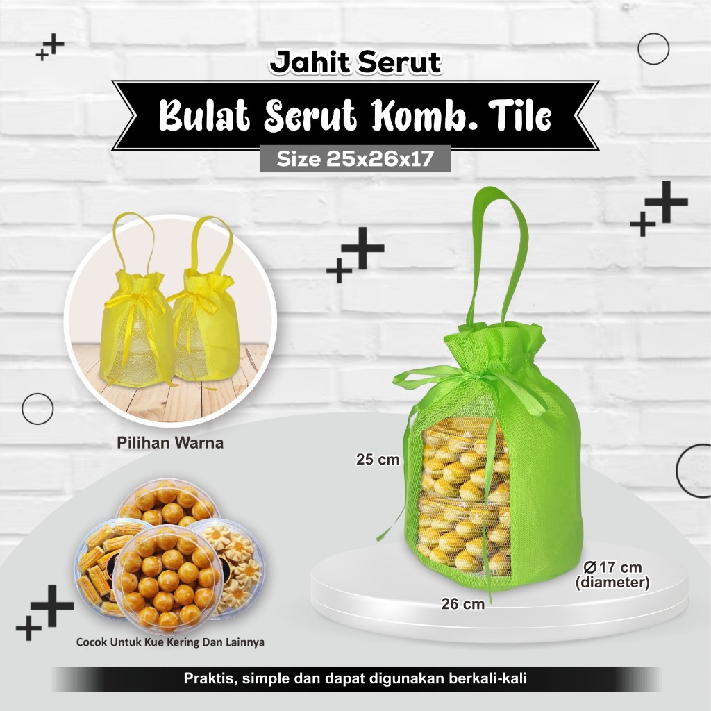 

Tas Toples Kue Kering 2 Susun Tas Souvenir Lebaran Tas Kue Kering Tas Parcel Uk. T25 P26 L17