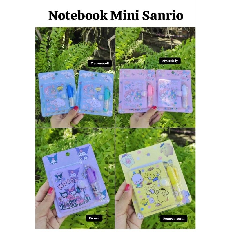 

Sanrio Notebook mini catatan bonus pulpen