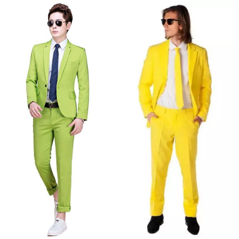 KODE T87H Setelan Jas pria yelow lengkap dengan celana  Setelan jas Formal pria  Setelan Jas dengan 