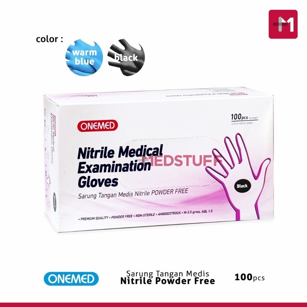 Sarung Tangan Nitrile Onemed Nitrile Gloves Nitril Handscoon