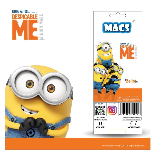 

Pensil Warna Macs Isi 24 Dan Isi 12 Gratis Serutan Biru