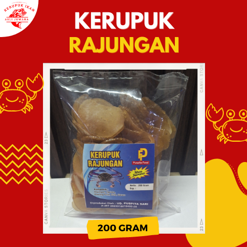 

Kerupuk Rajungan Mentah Asli Khas Juwana Pati 200gram