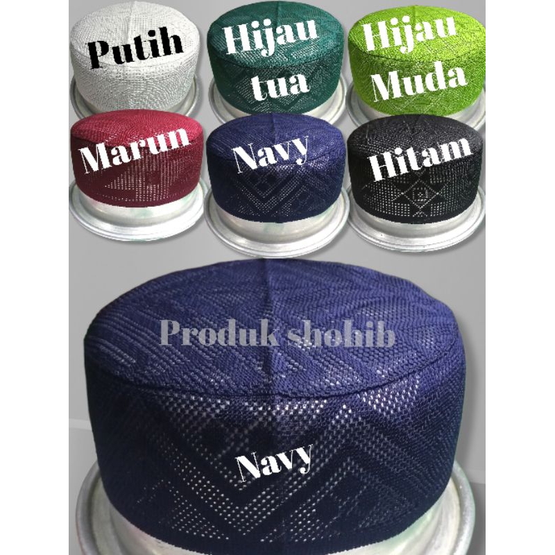 Peci jaring RRT lulu warna/peci santri style