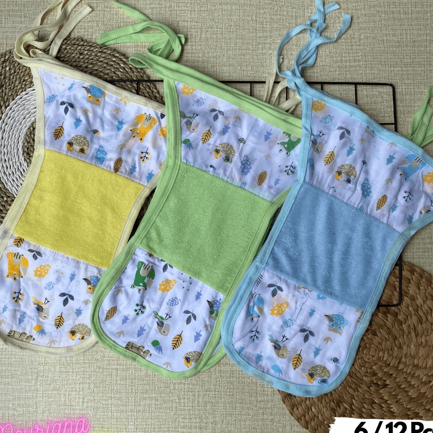 Langka 6 PCS 12 PCS Popok Bayi Baru Lahir Sambung Double Kain Handuk Popok Cuci Bayi alas ompol Kual