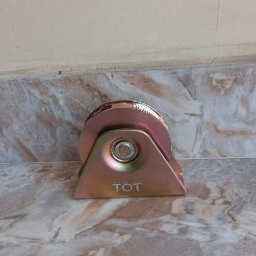 TOT RODA GERBANG PAGAR RODA PAGAR RUMAH MODEL V 80 MM RODA BESI PAGAR RODA