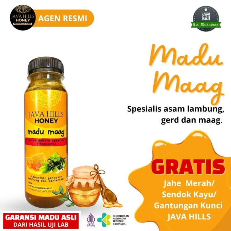 

javahills honey madu maag gred dan asam lambung | java hills honey obat lambung asli herbal terbaik raw honey Mumtaz java herba 320gr