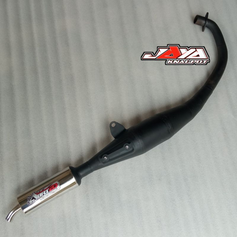 KNALPOT SATRIA 2 TAK SLINCER CHROME TAMENG ABRT