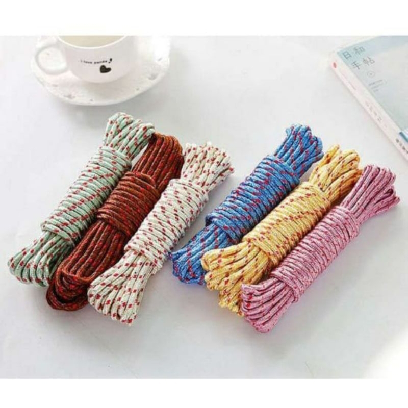 Tali Jemuran Baju Bahan Nylon / Tali Tambang  / Tambang Jemuran