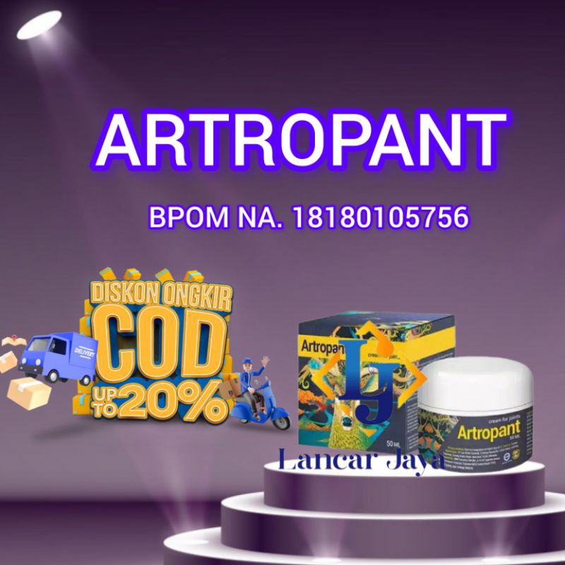 Artropant Cream Nyeri Sendi Urat Otot Kaku Original Asli Ampuh