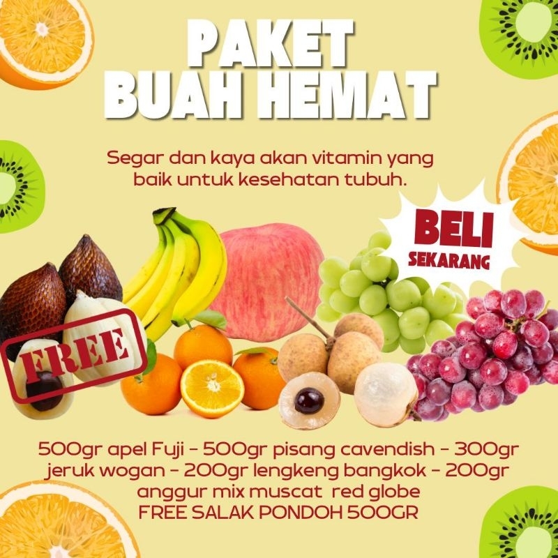 

Paket Buah Hemat 99k All Item