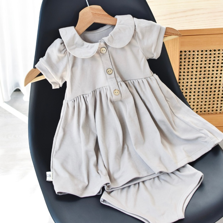 Cocopop - Collar Dress Anak Perempuan Berkerah