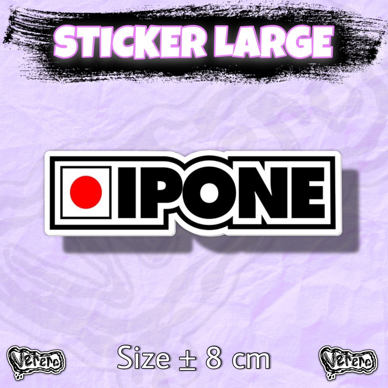 

Sticker Ipone Large Laptop Helm Tumbler Vinyl Waterproof