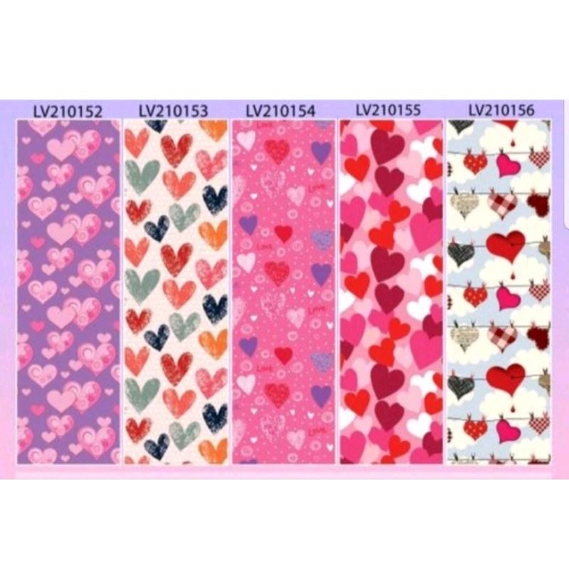 

KERTAS KADO LOVE/WRAPPING PAPER/KERTAS KADO DOFF/KERTAS WARNA