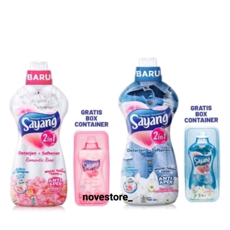 (GRATIS TOPLES)Detergen Liquid Sayang 700ml