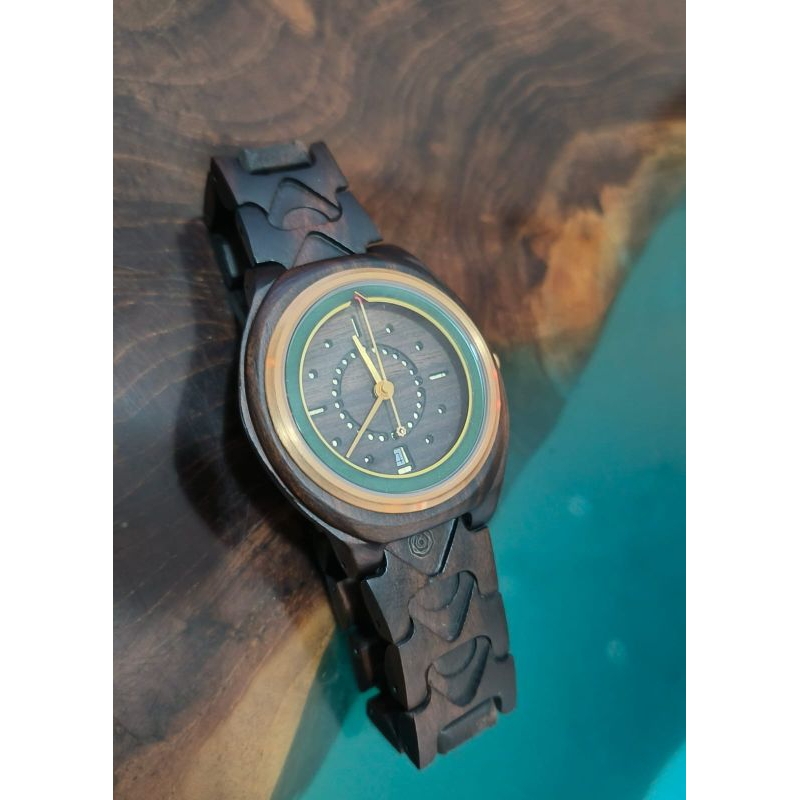 Jam Tangan Lokal Kayu Matoa Singo Rare and Limited