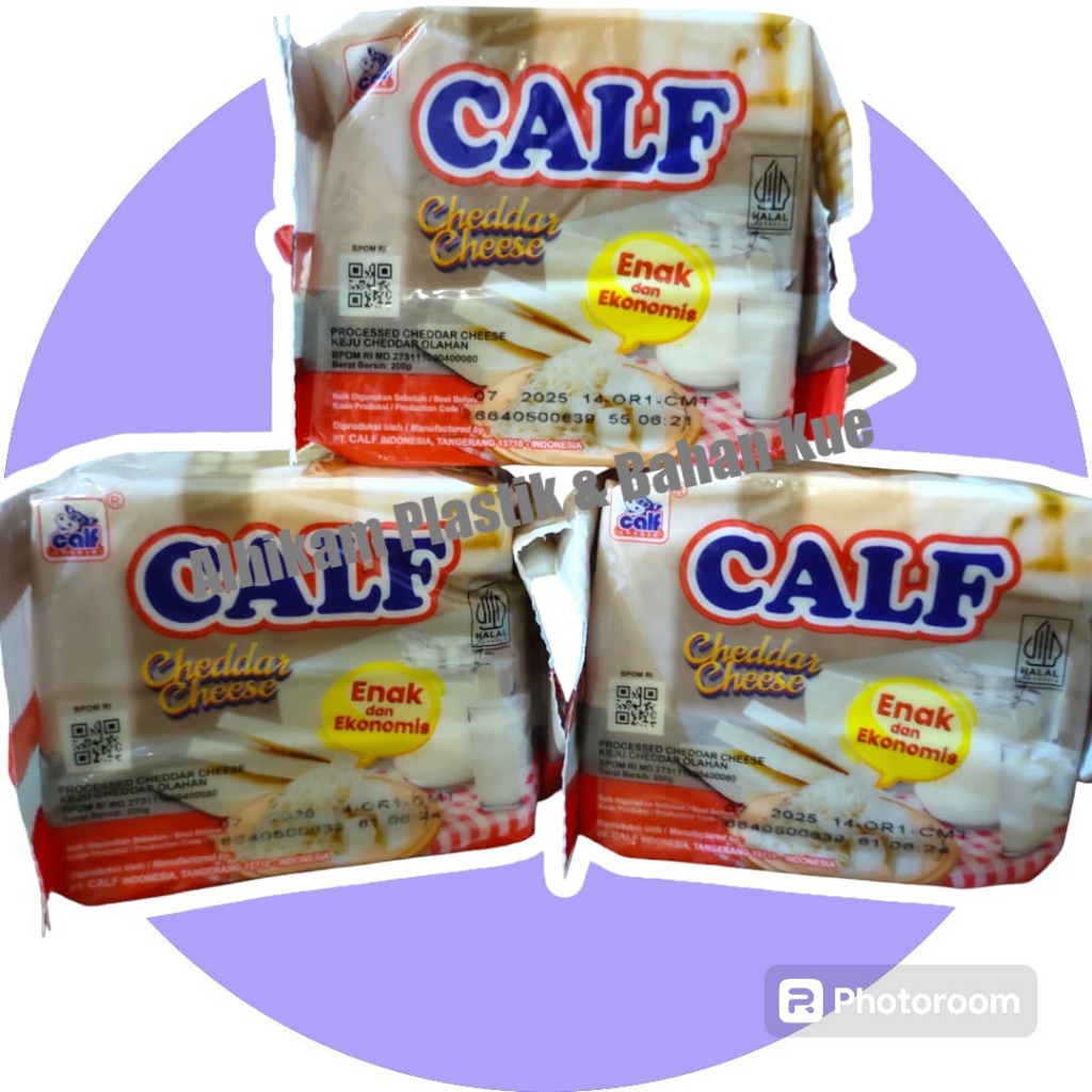 

Keju Cheddar Calf Merah 200gr - Keju Calf Merah (Bukan Repack)