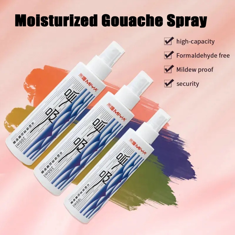 

100ml Miya Himi Moisturized Gouache Spray Wetting Spray Untuk Cat Gouache Mould Proof