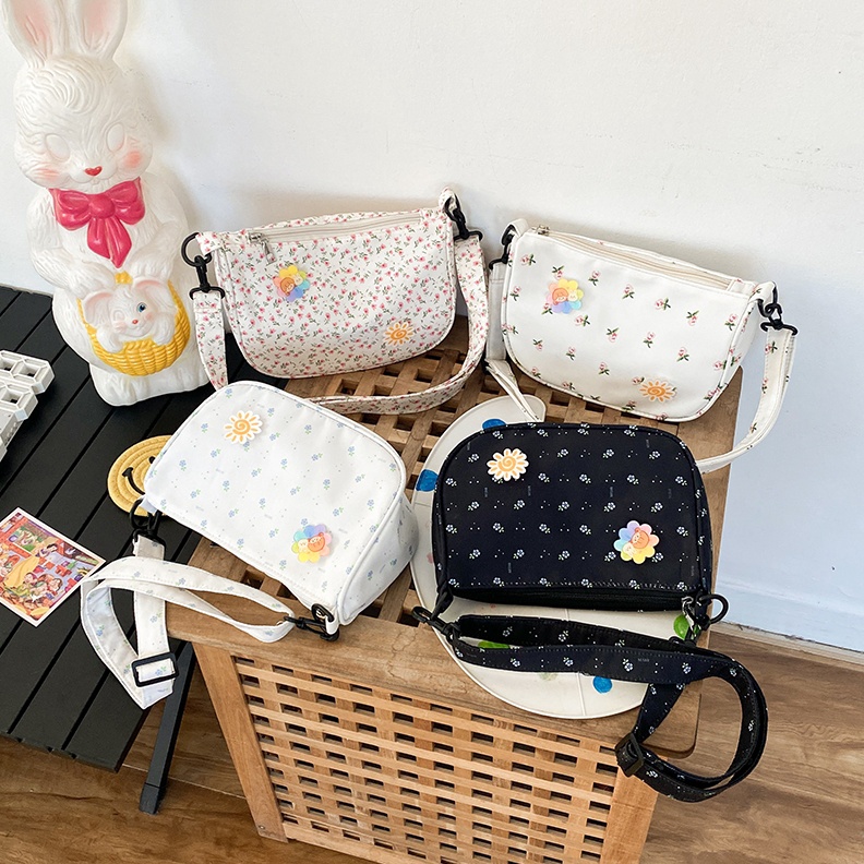SHOPEE SALE Mismi Bethany Bag Tas Selempang Wanita Flower Korean Style Sling Bag Perempuan Trendy  3