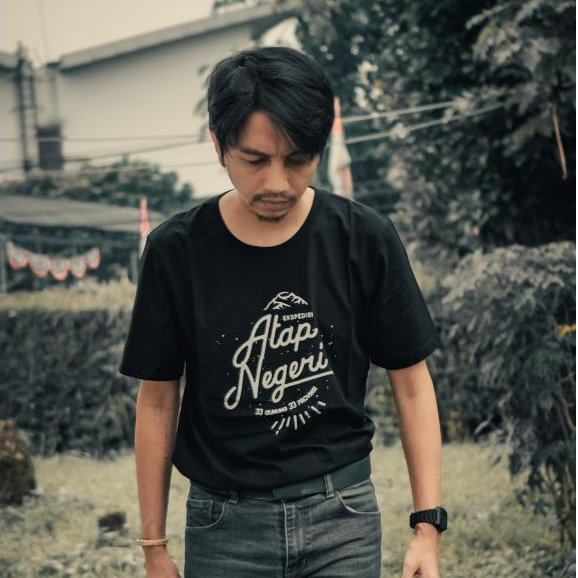 Kaos Unisex Lengan Pendek/ ATAP NEGERI/ Merchandise Atap Negeri