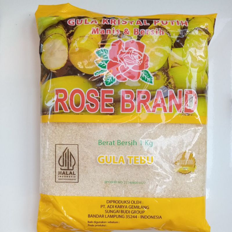 

Gula Pasir 1 kg Rosebrand Kuning/Rose Brand Kuning 1 kg