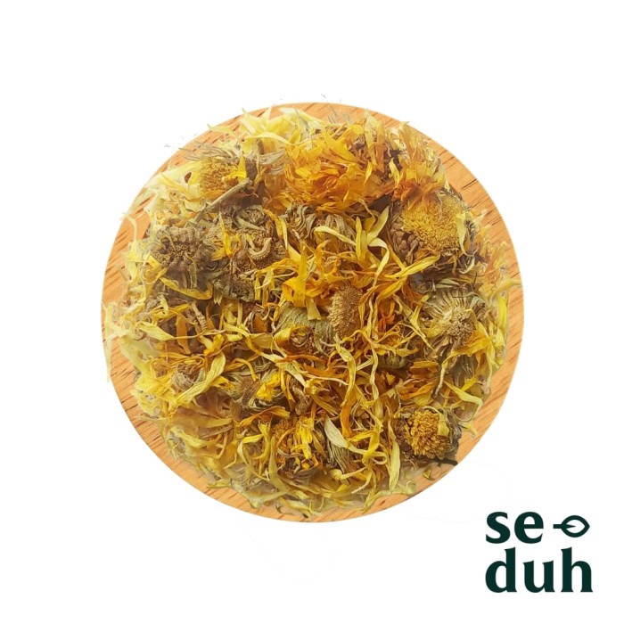 

NEWPRODUCT BUD Dried Whole Calendula Bud Tea Teh Bunga Utuh Calendula 8 gram