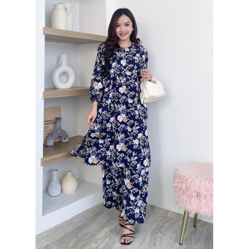 ARUMI SET BY HD.ID/ SETELAN TUNIK RAYON BUSUI FRIENDLY