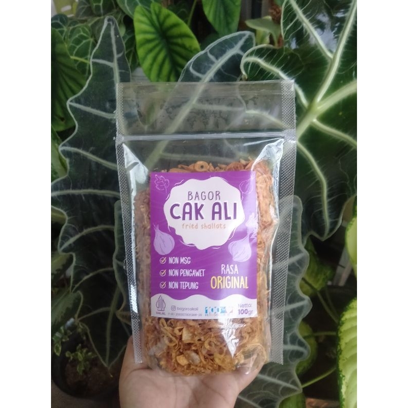 

(BAGOR CAK ALI 100gr) Bawang Goreng Pedas / Original 100% Non Tepung