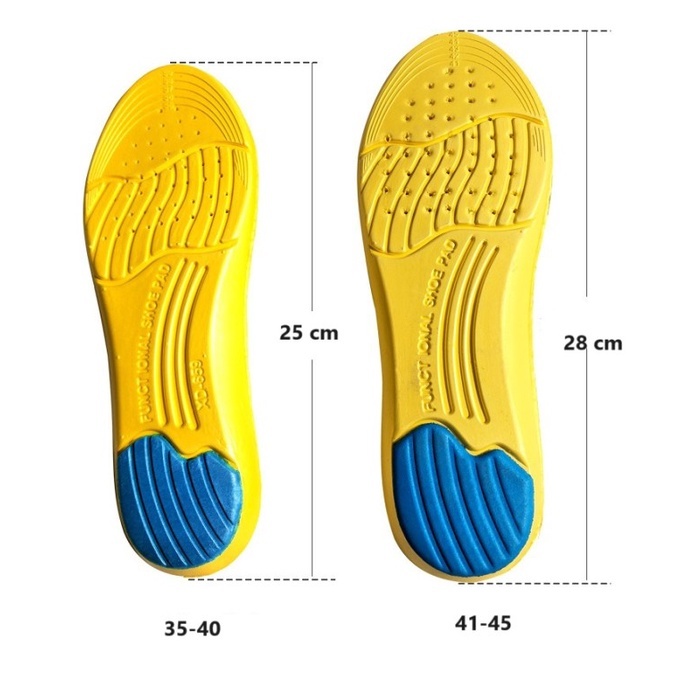 LL27 ALAS KAKI PRIA WANITA PEREMPUAN INSOLE SPORT SOL SEPATU EMPUK ANTI BACTERIAL SHOES PAD PENGANJA