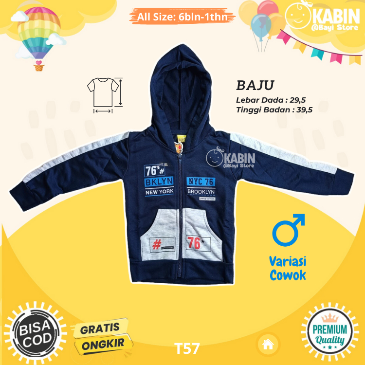 Jaket Anak Exist  6 Bulan - 1 Tahun