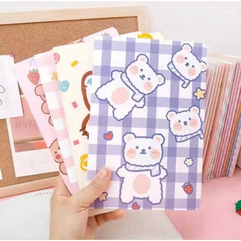 

Notebook Buku tulis A5 dengan variasi cover Lucu Cute Garis Ruled