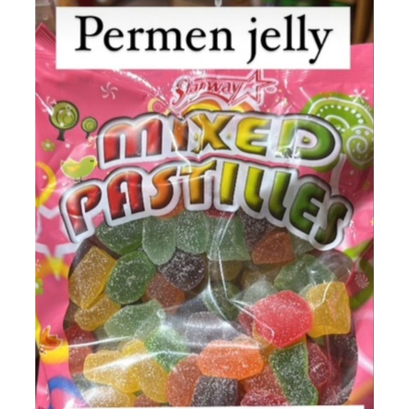 

cemilan permen jelly mixed pastilles 500g - 1kg